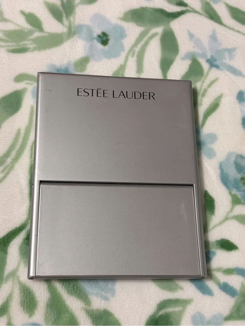 Estee Lauder Silver Tri-Fold Travel Mirror